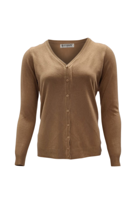 Dames vest Karin - cognac