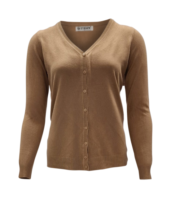 Dames vest Karin - cognac