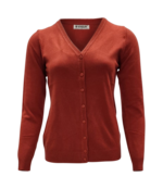 Dames vest Karin - brique