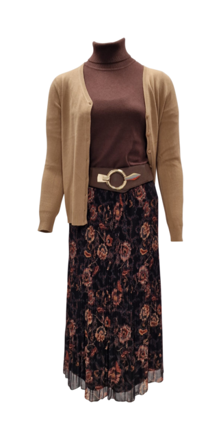 Dames vest Karin - cognac