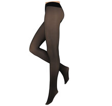 Dames fleece panty - zwart