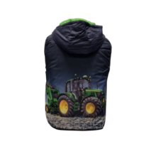 Jongens bodywarmer met John Deere tractor *