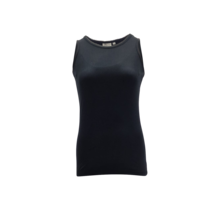 Dames shirt Loes picotrandje zonder mouw - zwart