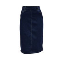 Rok Heidi - denim siernaad middenvoor