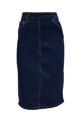 Rok Heidi - denim siernaad middenvoor