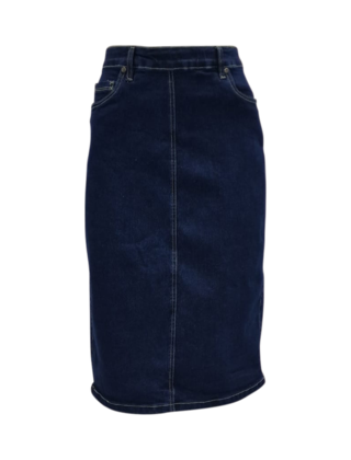 Rok Heidi - denim siernaad middenvoor