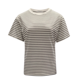 Dames shirt Alina - wit/donkerblauw