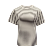 Dames shirt Alina - wit/donkerblauw