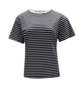 Shirt Alina - donkerblauw/wit