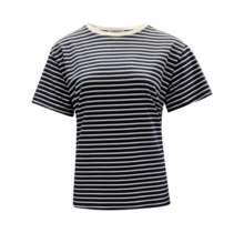 Shirt Alina - donkerblauw/wit