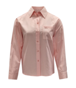 Dames blouse Linde - roze/wit