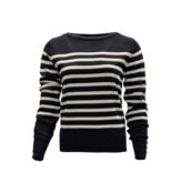 Dames trui Denise - zwart/offwhite