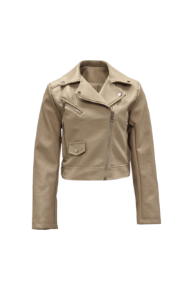 Jasje Britt leatherlook - khaki