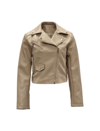 Jasje Britt leatherlook - khaki