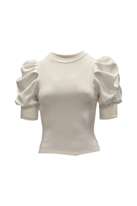 Jonge dames shirt Larissa - offwhite