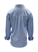 Dames blouse Linde - blauw/lichtblauw