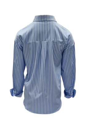 Dames blouse Linde - blauw/lichtblauw