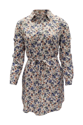 Jonge dames jurk Nynke - offwhite