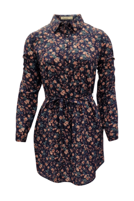 Jonge dames jurk Nynke - donkerblauw