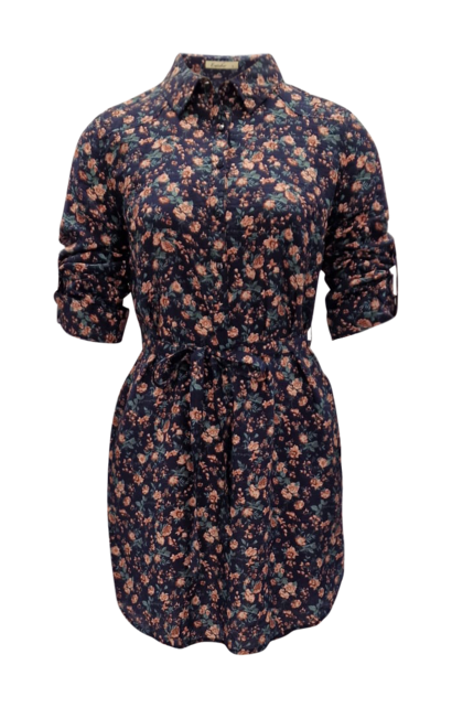 Jonge dames jurk Nynke - donkerblauw