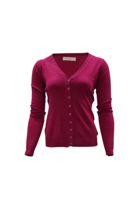 Dames vest Nancy - cerise
