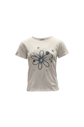 Shirt Leoni - wit/blauw