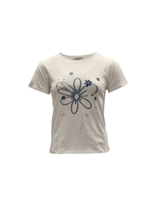 Shirt Leoni - wit/blauw