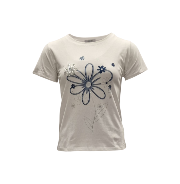 Shirt Leoni - wit/blauw