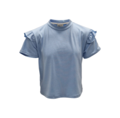 Meisjes shirt Femke - lichtblauw  *