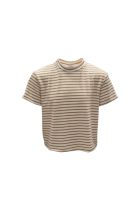 Meisjes shirt Jet - offwhite/khaki *