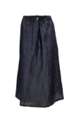 Dames rok Deborah - blauw (Tencel) *