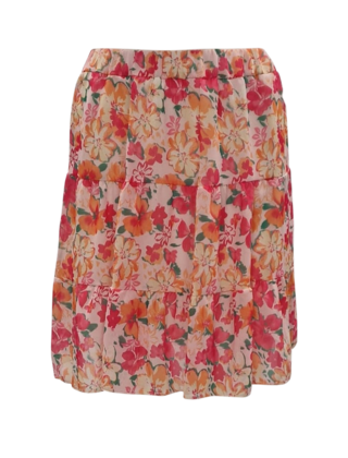 Rok Lily - cerise/oranje