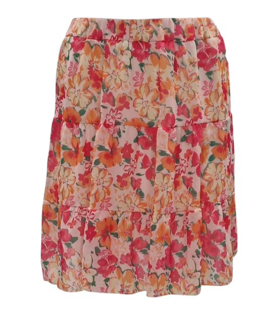 Rok Lily - cerise/oranje