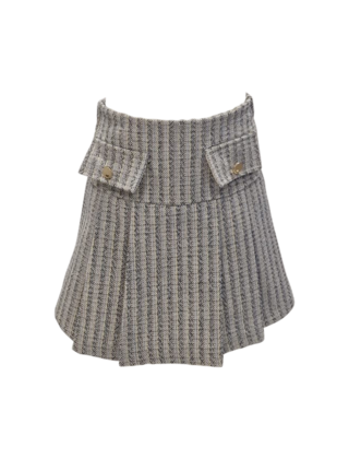 Meisjes rok Esmee - beige/lichtblauw *