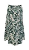 Dames rok Lilian - groen/offwhite