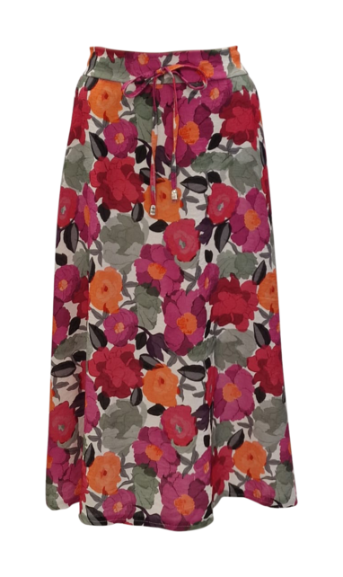 Dames rok Lilian - fuchsia