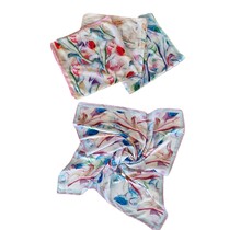 Sjaaltje met tulpdessin - lila