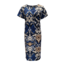 Jurk Marloes - blauw/khaki