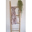 Sjaal met bloemenprint - beige