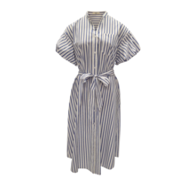 Jurk Feline - wit/blauw