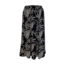 Dames rok Alice - zwart/wit bladeren