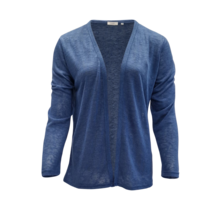 Damesvest Albertine - jeansblauw