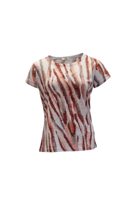 Shirt Donna - koraal/wit