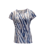 Shirt Donna - blauw/wit