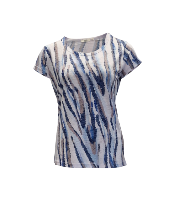 Shirt Donna - blauw/wit