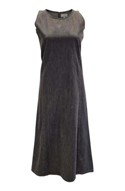 Jurk Sterre zonder mouw - donkergrijs denim