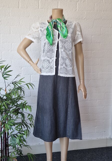 Jurk Sterre zonder mouw - blauw denim