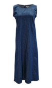 Jurk Sterre zonder mouw - blauw denim