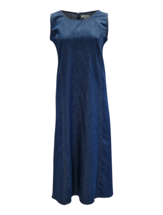 Jurk Sterre zonder mouw - blauw denim