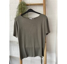 Shirt met koordje - army green *